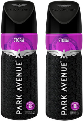 

Park Avenue STORM Deodorant Roll-on - For Men(200 ml, Pack of 2)
