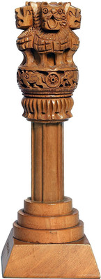 

Sunvi 0 Compartments Wooden Wooden Ashoka Pillar(Brown)
