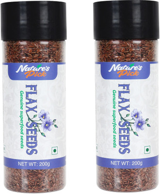 

Nature's Pick Brown Flax Seeds(400 g, Pack of 2)