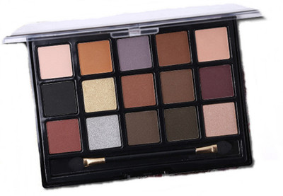 

MISS ROSE 15 shimmer+matte nude eye shadows palette 18 g(01 multicolor)