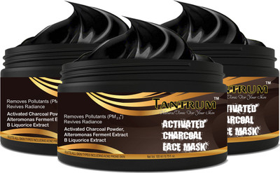 

TANTRUM ACTIVATED CHARCOAL FACE MASK FOR BLACK HEAD REMOVAL (100g) (PACK OF 3)(100 g)