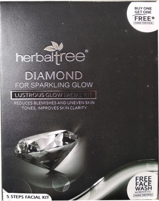 

HERBAL TREE DIAMOND FACEIAL KITFOR SPARKLING GLOW LUSTROUS GLOW 140 g