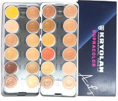 

Kryolan SupraColor Foundation Palette 24 Colors Delhi-1 Foundation(multi)