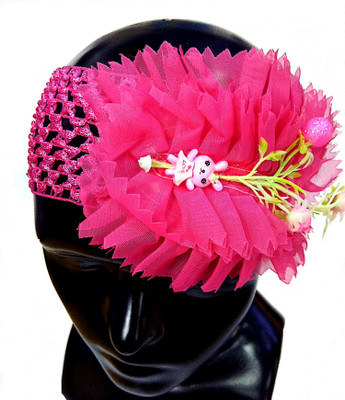 

Proplady Baby Floral Cutwork Head Band(Pink)