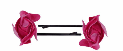 

Prime Flower Hair Pins For Wedding, Hair Pin For Buns Girls And Women, Hair Pin(Pink)