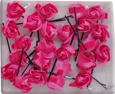 

RAAYA Hair Accessories, Hair Pins For Women And Girls Wedding And Party Use Hair Pin, Hair Accessory Set(Pink)