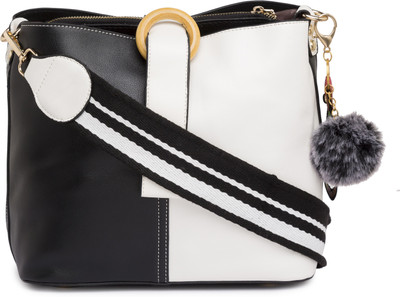 

Satchel Bags Shoulder Bag(Black, White)