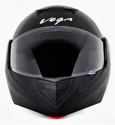 VEGA CRUX Motorbike Helmet  (Black)