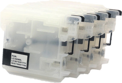 UV SMALL EMPTY REFILLABLE LC39 USED IN BROTHER J 125 J 220 J 415 J 615 PRINTERS FOR BROTHER LC 39 INKJET CARTRIDGE Multi Color Ink Cartridge(Black, Magenta, Cyan, Yellow) Flipkart