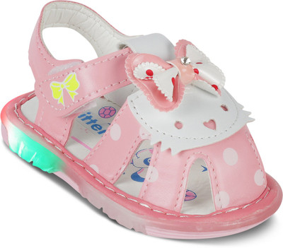 

KITTENS Girls Velcro Flats(Pink