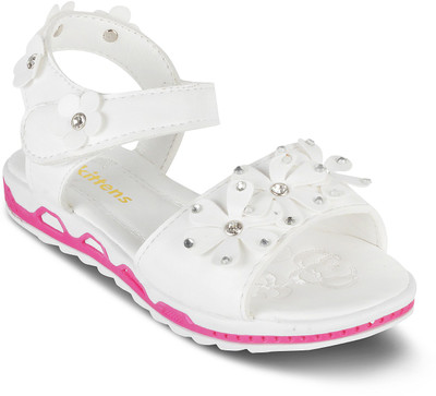 

KITTENS Girls Velcro Flats(White