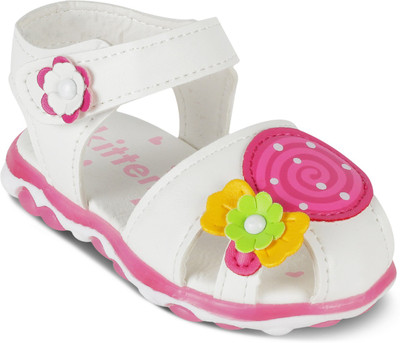 

KITTENS Girls Velcro Flats(White