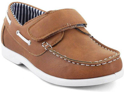 

KITTENS Boys Slip on Moccasins(Brown