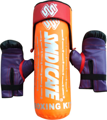 

Syndicate Boxing Kit for Kids Consisting Boxing Bag, Pair Of Boxing Gloves & 1 Head Guard Boxing Kit
