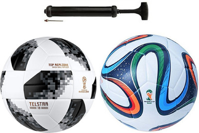

ALEN Startel 2018 WC + Bazuka 4 Color Football With Pump Combo Kit Football Kit