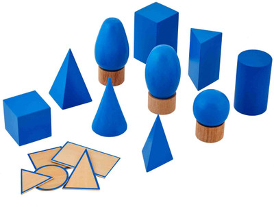 Eduedge geometrical solid shapes(Blue)