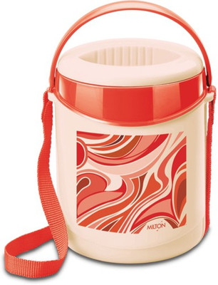 19% OFF on MILTON Econa- Dark Red 3 Containers Lunch Box