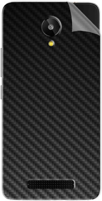 Snooky Lava Iris X1 Selfie Mobile Skin(Black Carbon Fiber)