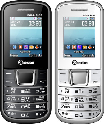 

Snexian Bold 2252 Combo of Two Mobiles(Black, White)