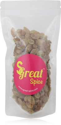 Sgreat Spice Yellow Raisins(500 g, Pouch)