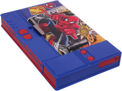 MARVEL SPIDERMAN SPIDERMAN Art Plastic Pencil Box(Set of 1, Blue)