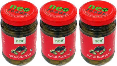 

neo Jalapeno Slice, (Pack of 3) Jalapeno Murabba(180 g, Pack of3)