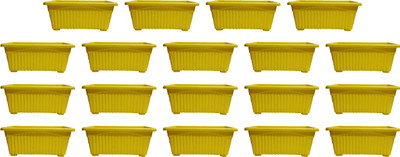 

SHOPTICO Plant Container Set(Pack of 19, Plastic)