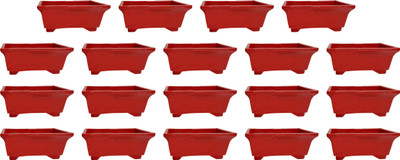 

SHOPTICO Plant Container Set(Pack of 19, Plastic)