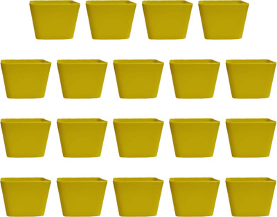 

SHOPTICO Plant Container Set(Pack of 19, Plastic)