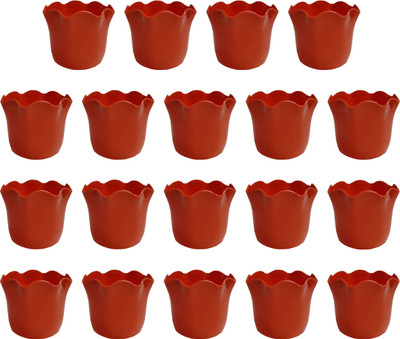 

SHOPTICO Plant Container Set(Pack of 19, Plastic)