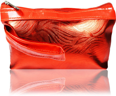 

Adbeni Red Women Cosmetic Makeup Pouch Cosmetic Bag(Red)