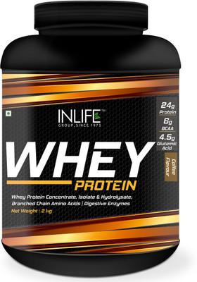 

Inlife 5Lb Whey Protein(2.27 kg, Coffee)