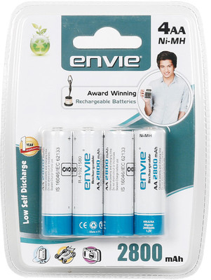 Envie AA 2800 mAh Rechargeable Ni-MH Battery