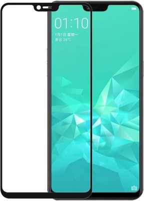 TECHSHIELD Edge To Edge Tempered Glass for OPPO A5, Oppo A3s, Realme 2, Realme C1(Pack of 1)