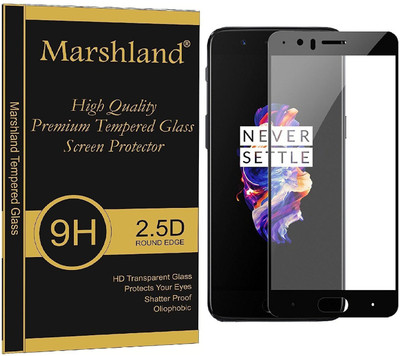 Marshland Screen Guard for OnePlus 5 front black scratch resistance(Pack of 1)