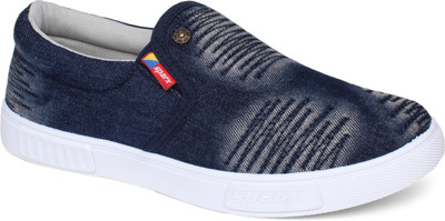 

Sparx Men SM-380 Navy Blue White Slip On Sneakers For Men(Navy, White, Navybluewhite