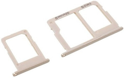 Black Sim Card Tray(Compatible With Samsung J7 Prime - Gold)