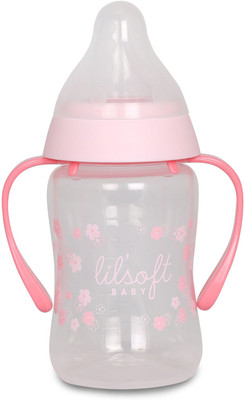 

LILSOFT Pramie Trainer Cup with Handles 4Oz 3+ Pink Peach(PinkPeach)
