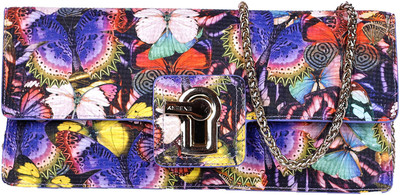 Shubh Creations Women Casual Purple PU Sling Bag