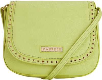 

Caprese Women Casual Green PU Sling Bag
