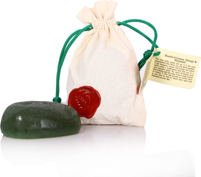 

Vherbs Pebbles Lemon ,Organge and Bergamot Antiseptic Glycerin Soap(200 g, Pack of 2)