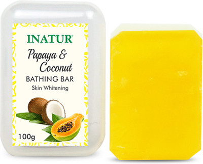 

Inatur Papaya & Coconut Bathing Soap(100 g)