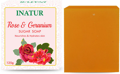

Inatur Rose & Geranium Sugar Soap(125 g)