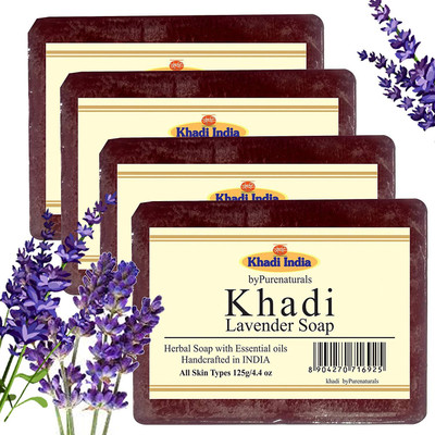 

Khadi Lavender Set of 4(500 g, Pack of 4)