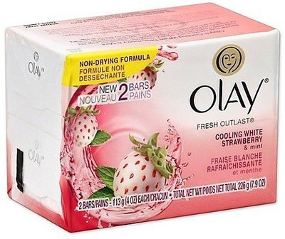 

Olay Cooling White Strawberry & MInt Soap(113 g, Pack of 2)