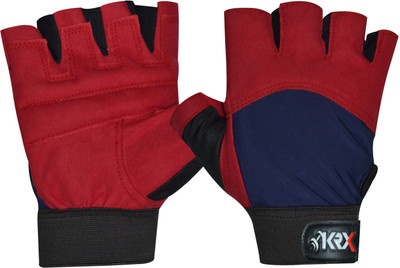 

KRX VISION Gym & Fitness Gloves (S, Multicolor), Red/blue