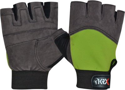 KRX VISION Gym Fitness GlovesGreyGreen