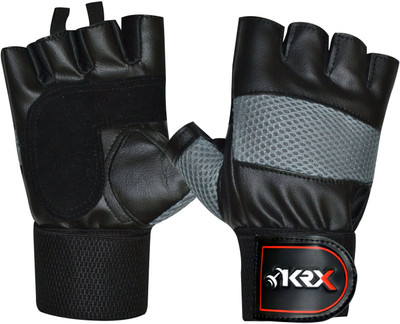 

KRX K-202 With Wrist Support Gym & Fitness Gloves (XL, Grey)