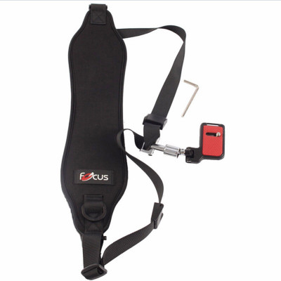 

Axcess Focus F-2 Camera Strap Rapid Quick Single Shoulder Black Belt Strap with F2 plate Strap(Black)