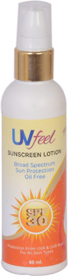 Afeel UV Feel Sunscreen Lotion - SPF 30(60 ml)